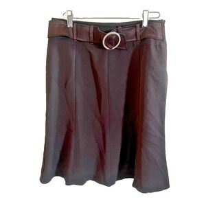 Vintage 90s Y2K Intuition Midi Skirt 10 Goth Lolita Fairy Grunge Retro Rhineston